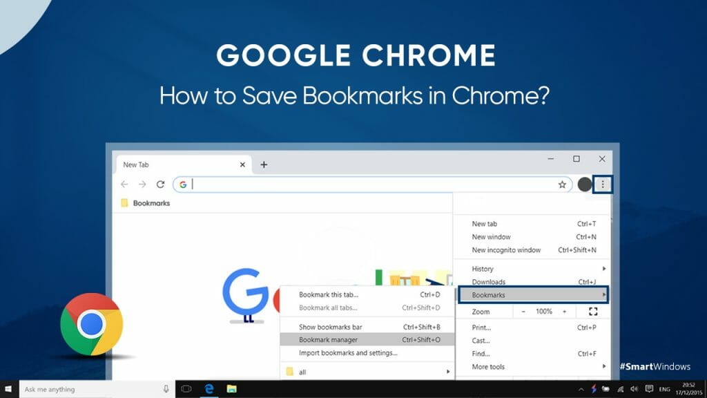 Google Chrome - How to Save Bookmarks in Chrome? - SmartPanels
