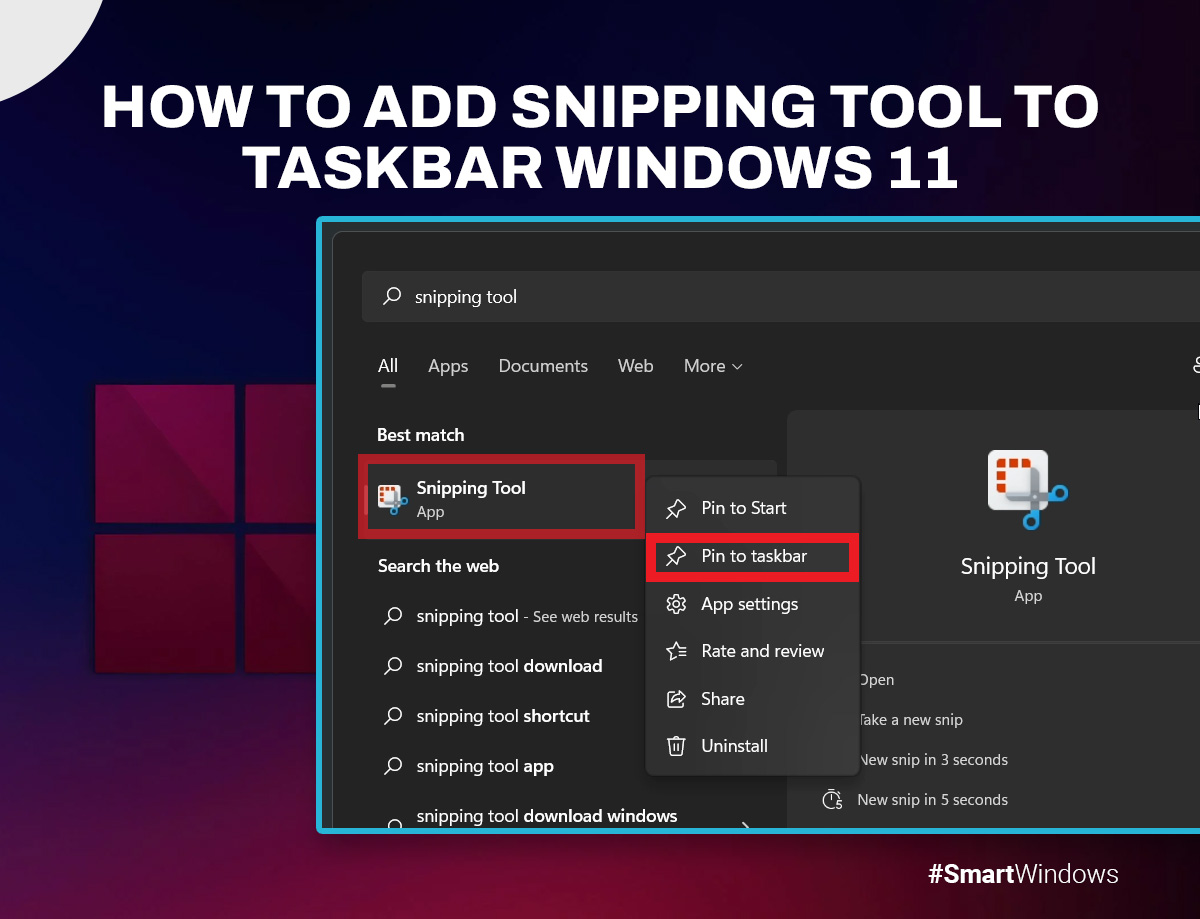 snipping tool shortcut